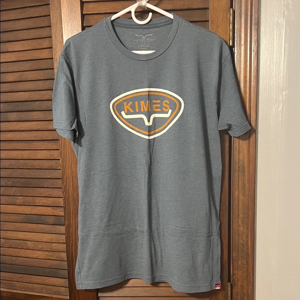 Kimes Ranch Gray and Orange Short Sleeve Tee